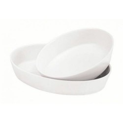 Plat ovale porcelaine 32x23x6cm