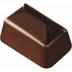 Plaque pour 36 lingots chocolat Makrolon 27,5x17,5 cm