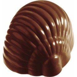 Plaque pour 35 escargots chocolat Makrolon 27,5x17,5 cm