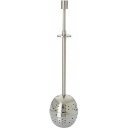 Boule à thé poussoir inox