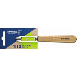 Couteau éplucheur Opinel n°115 hêtre naturel