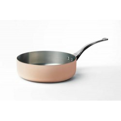 Sauteuse prima matera bords droits cuivre induction