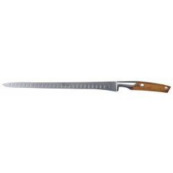 Couteau à saumon alvéolé Le Thiers bois de cade 30 cm