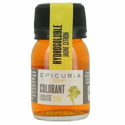 Colorant liquide hydrosoluble jaune citron Epicuria