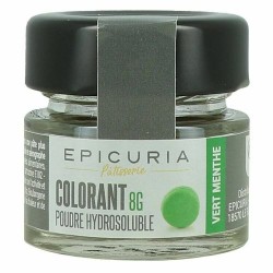 Colorant poudre hydrosoluble vert menthe Epicuria 8 g