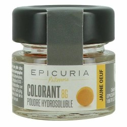 Colorant poudre hydrosoluble jaune d'oeuf Epicuria 8 g