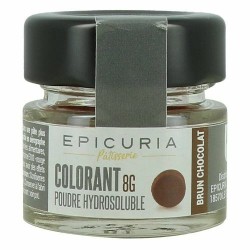 Colorant poudre hydrosoluble brun chocolat Epicuria 8g