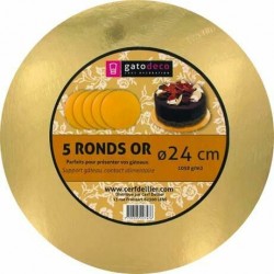 Rond or 24cm /5