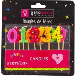 Bougies chiffre /10
