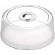 Cloche polycarbonate avec bouton chrome ø 30cm