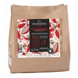 Fèves chocolat noir Guanaja 70% 1 kg