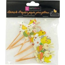 Pique décor Pâques - par 10