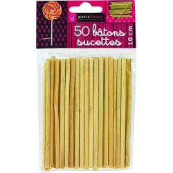 Bâton sucette bois /50