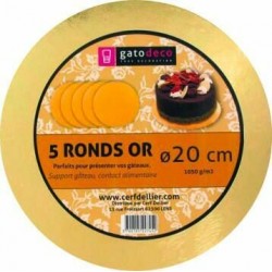 Rond or ø 20cm /5
