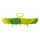 Panier vapeur pliable vert