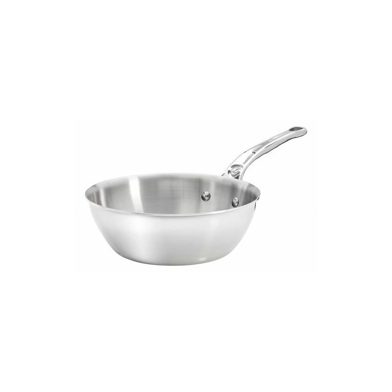 Set 2 poêles antiadhésives, casserole et couvercle inox Affinity De Buyer