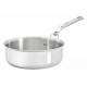 Sauteuse bord droit Affinity inox 16 cm