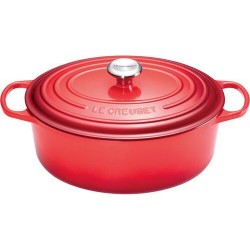 Cocotte fonte signature ovale cerise ø 40 cm