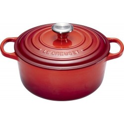 Cocotte fonte signature ronde cerise ø 26 cm