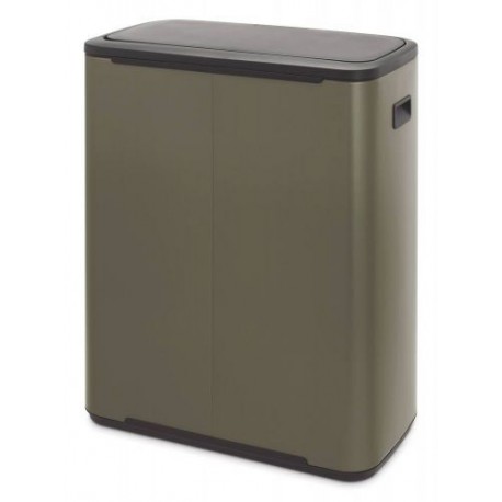 Poubelle Bo Touch Bin platinum 2 x 30 l