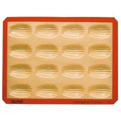 Moule à madeleine 16 empreintes Silpat