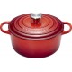 Cocotte fonte signature ronde cerise ø 20 cm