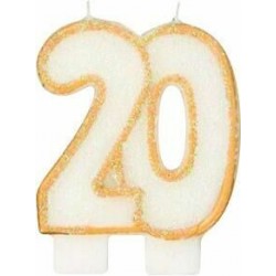 Bougie anniversaire 20 ans