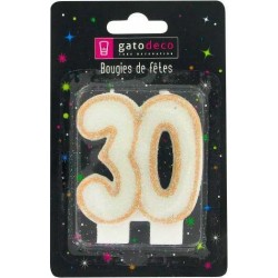 Bougie anniversaire 30 ans