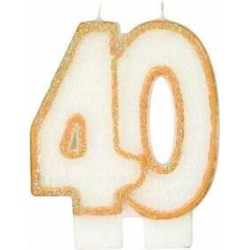 Bougie anniversaire 40 ans