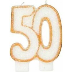 Bougie anniversaire 50 ans