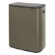 Poubelle Bo Touch Bin platinum 2 x 30 l
