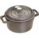 Cocotte en fonte ronde gris graphite ø 20 cm