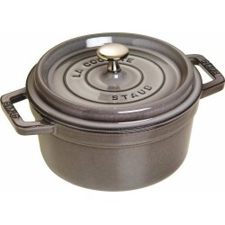 Cocotte fonte d'aluminium 20cm + couvercle en verre - 4140/25 4140