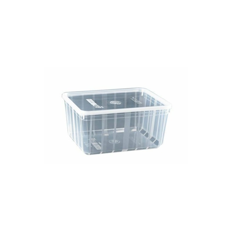 Boîtes à gâteaux en transparente avec poignée (lot de 25 Pièces)