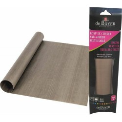 Tapis de cuisson antiadhésif, silicone, fibre de verre siliconée, Feuilles  de cuisson, 40x30cm - De Buyer