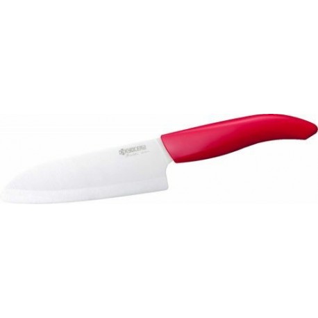 Couteau santoku Kyocera 14 cm manche rouge