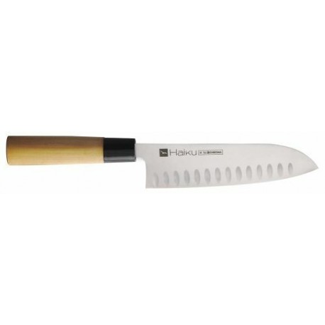 Couteau Santoku alvéolé Haiku Original 17 cm