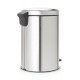 Poubelle à pédale Newlcon inox mat 20 L