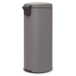 Poubelle à pédale newlcon gris 30 l