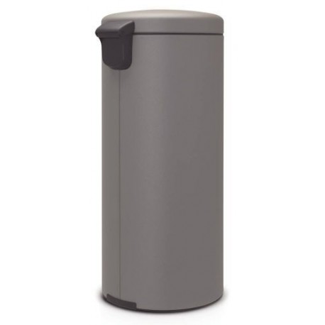 Poubelle à pédale newlcon gris 30 l