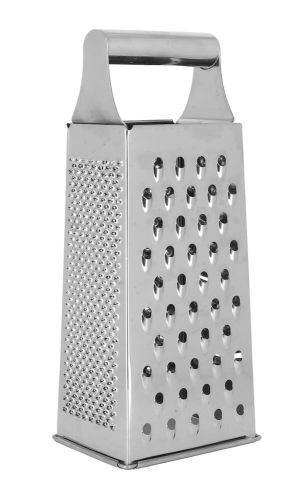 Râpe 4 Faces En Inox Tala 22,9 Cm - Pour Fromage, Chocolat, Légumes, Base Antidérapante - 12