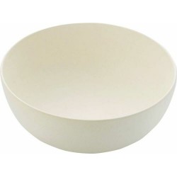 Saladier fibre de bambou blanc cassé Ø19cm