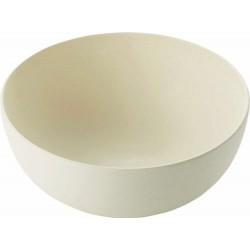 Saladier fibre de bambou blanc cassé Ø24cm