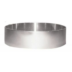 Cercle à mousse inox ø 8cmx4,5cm