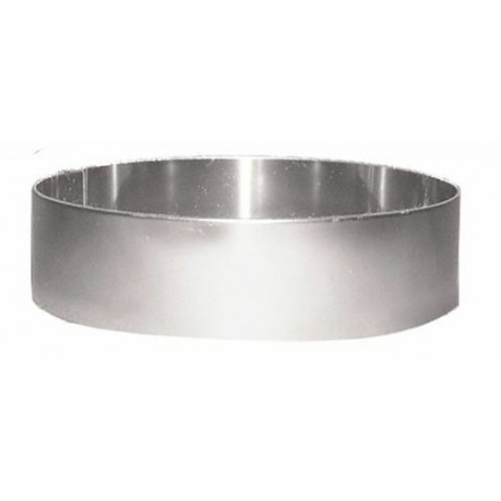 Cercle à mousse inox ø 7,5x4cm