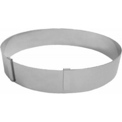 Cercle à pâtisserie extensible 18 à 36 cm