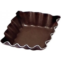 TARTELETTE CANNELEE ANTI-ADH PETITS FOURS 3,5x3,5x1cm /12