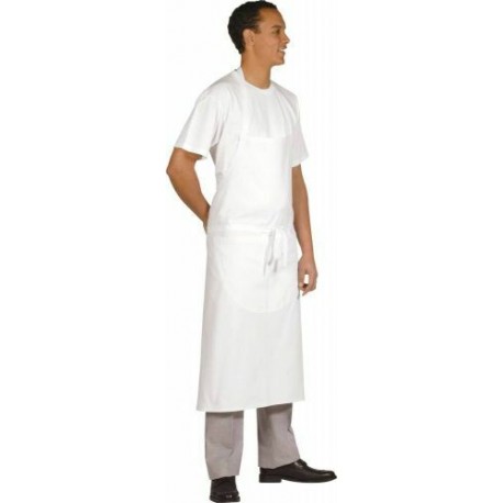 Tablier valet blanc 100cm