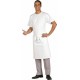 Tablier chef court blanc 65cm