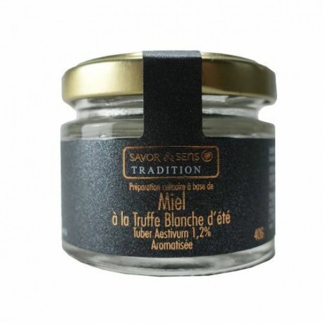 Miel aux brisures de truffe blanche d'été 1,2% 40 g